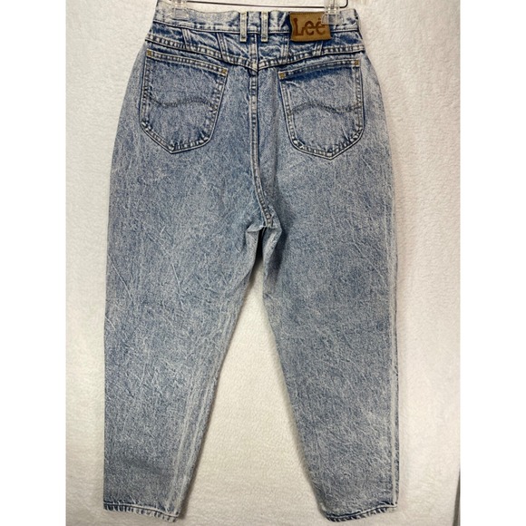 Lee Rider's Women's size 16 Vintage Acid Wash High Waist Tapered Leg - Picture 5 of 14